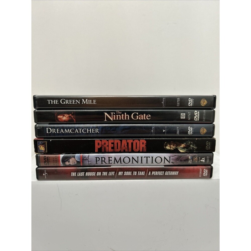 🔥LOT OF 8 - HORROR/THRILLER DVDS